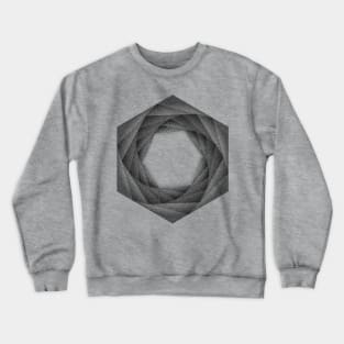 HEXAGON STIPPLE Crewneck Sweatshirt